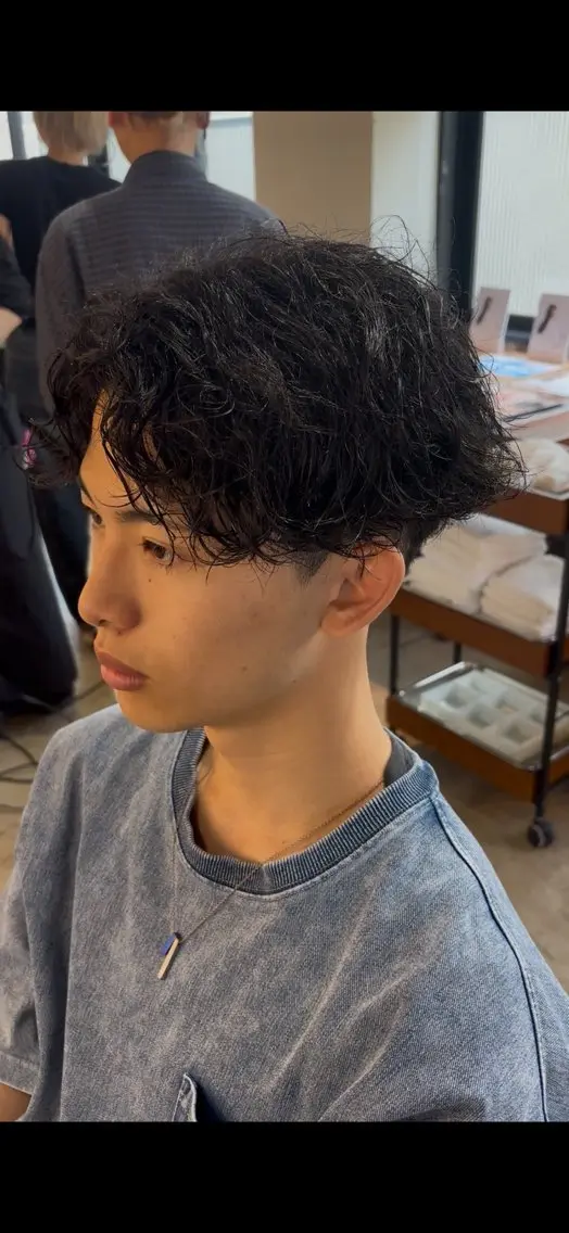 メンズ カット 🌀メンズパーマ🌀 平川海夢のヘアスタイル
