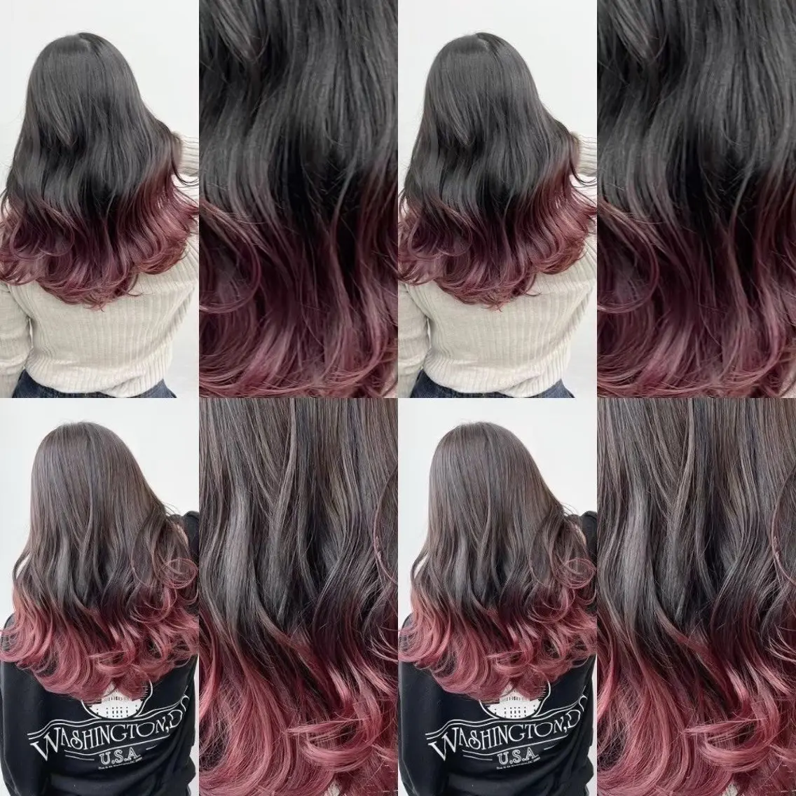 セミロング カラー ブリーチカラー🐭♡ moeのヘアスタイル
