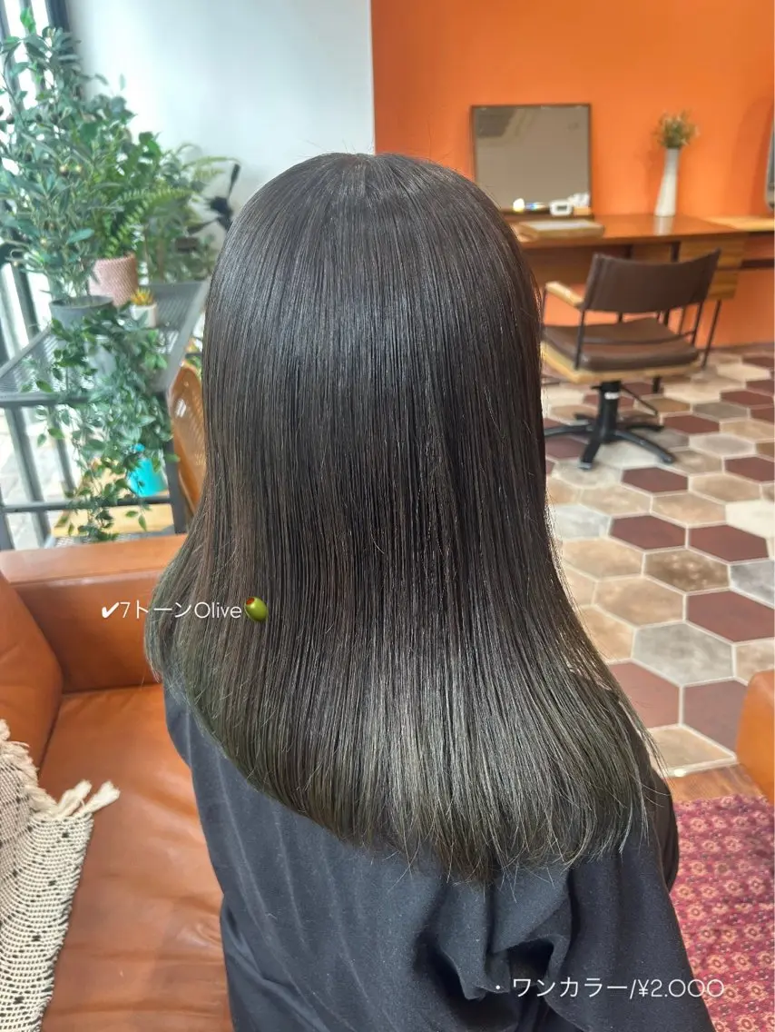 ミディアム カラー ヘアカラー 佐藤光華/JANU /カラーモデルのヘアスタイル
