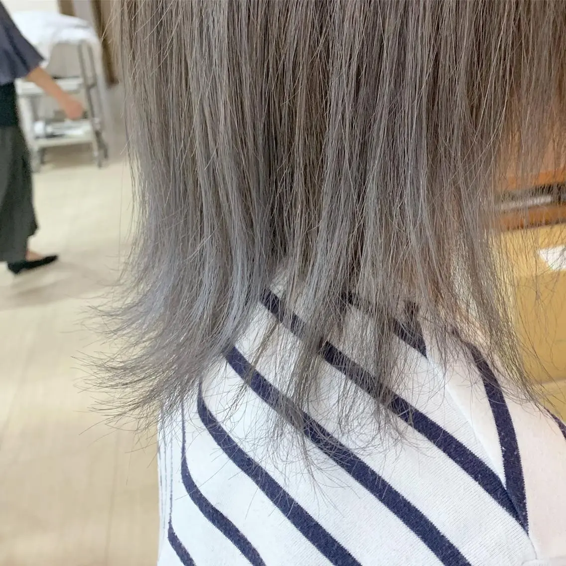 ミディアム カラー カット ヘアカラー 黒崎 美乃里のヘアスタイル