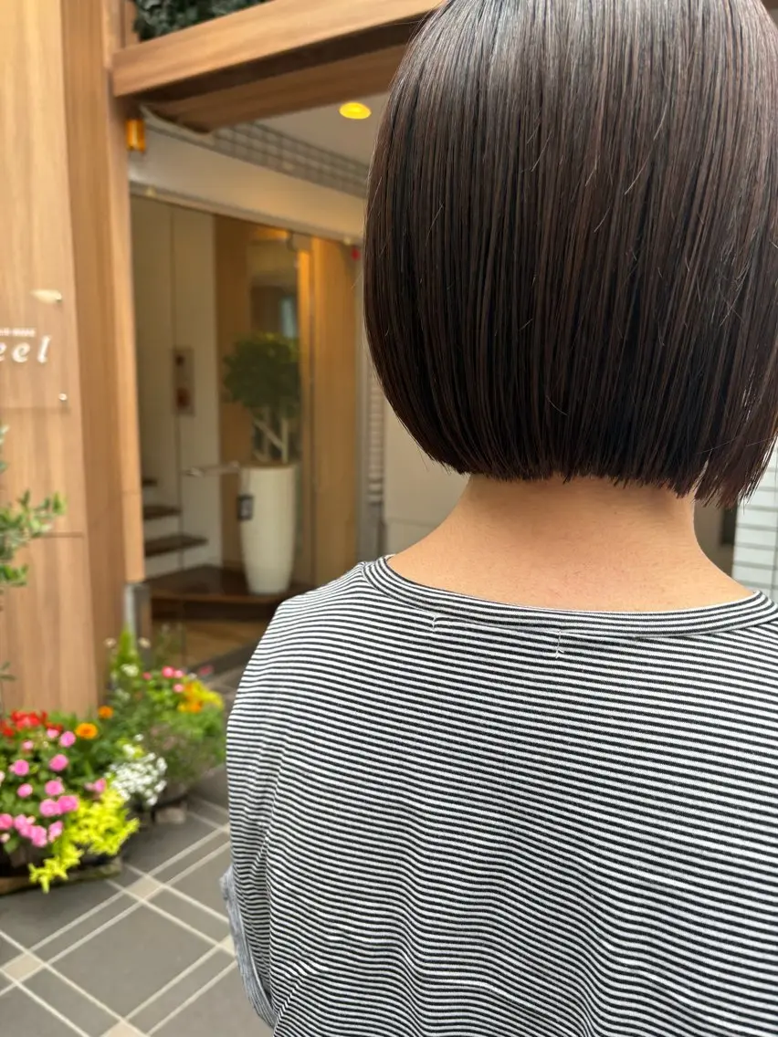 ショート 池田理紗/メンズ カット/ミニボブのヘアスタイル