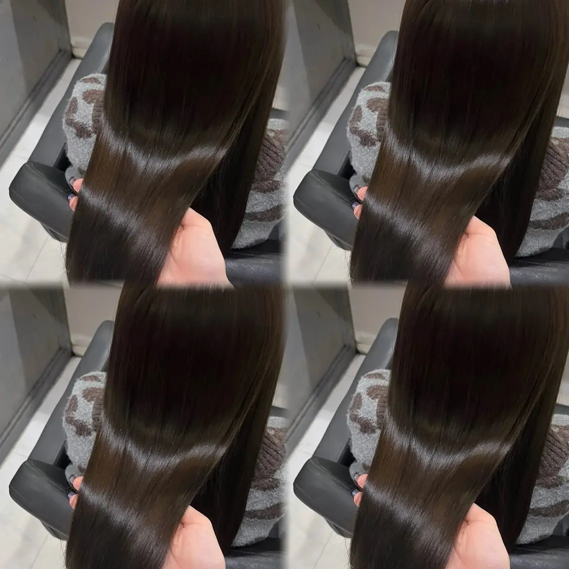 セミロング カラー ヘアカラー トリートメント 🦋REISA🦋 エクステ×ハイトーンのヘアスタイル