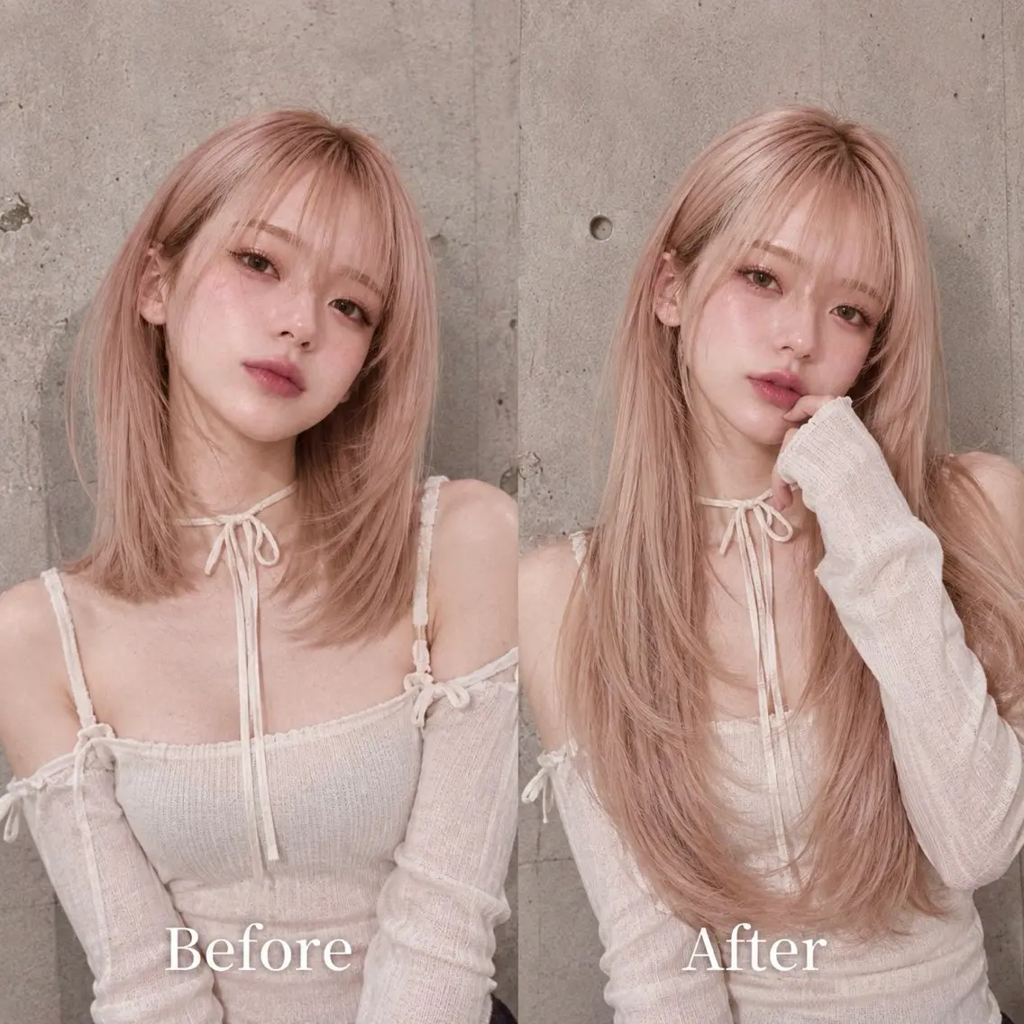 ロング シールエクステ ロングレイヤー エクステ 顔周りカット ハッシュカット エクステ MIRAC河原崎 透【代表/オーナー】のヘアスタイル