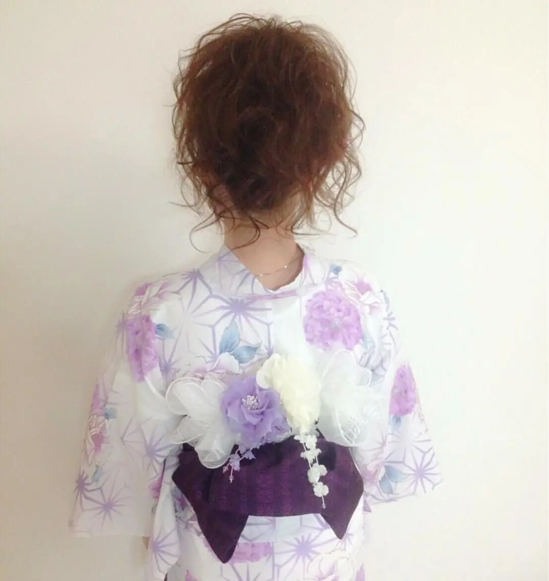 ロング ヘアアレンジ ポニーテール 浴衣 ヘアセット KANA カナのマツエク・マツパデザイン