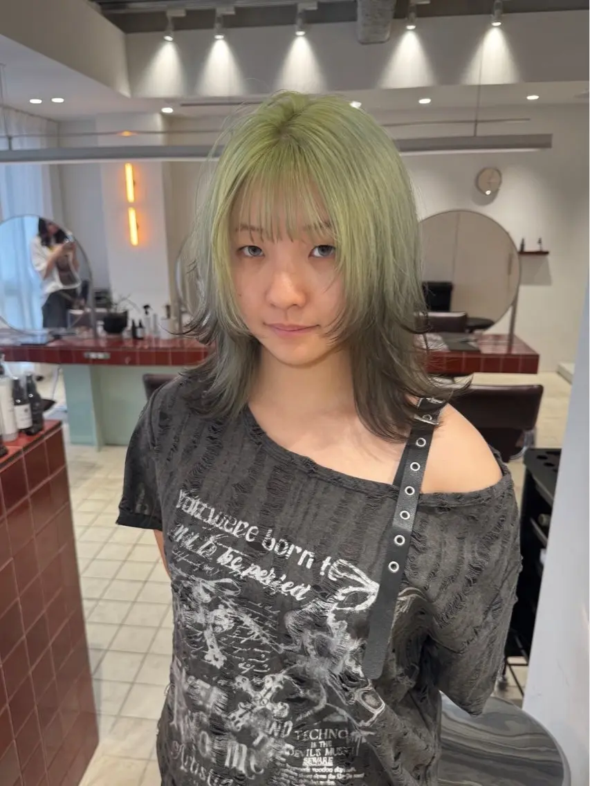 ミディアム カラー MIO/カラー /モデル募集のヘアスタイル