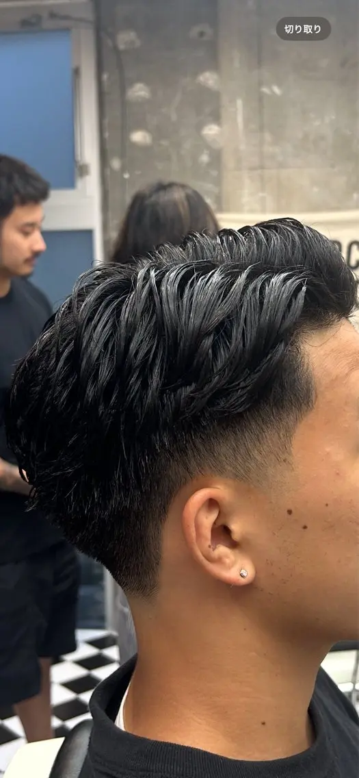 パーマ メンズ 中津川 侑那のヘアスタイル