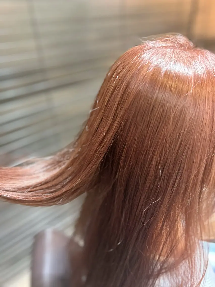 セミロング ヘアカラー 坂田 サカタのヘアスタイル