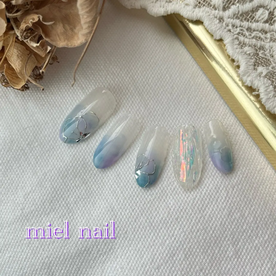 オフなし!定額miel original nail⑨プラン♡よりトレンドアートが沢山詰まった定額コース♡の写真