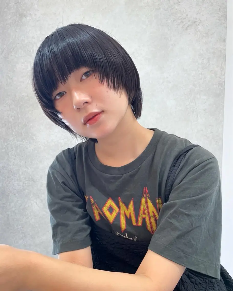 ショート 柔らかい透明感カラー 🎀maria🎀のヘアスタイル