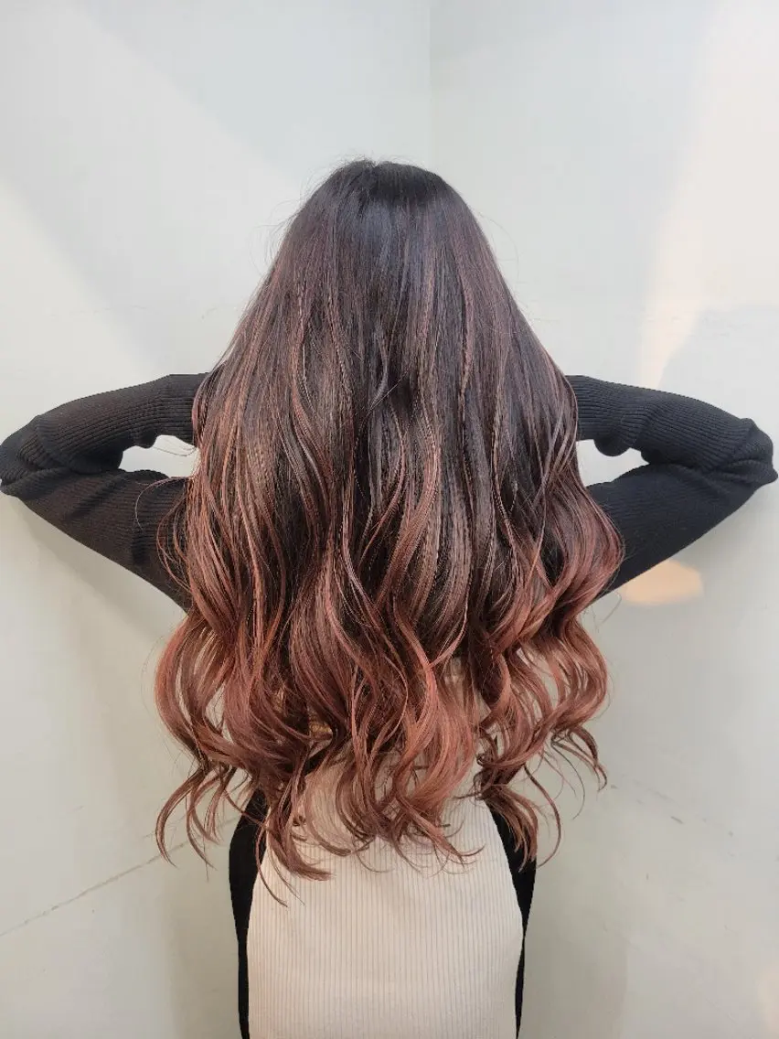 ロング カラー ダブルカラーモデル☆ SHUNYAのヘアスタイル