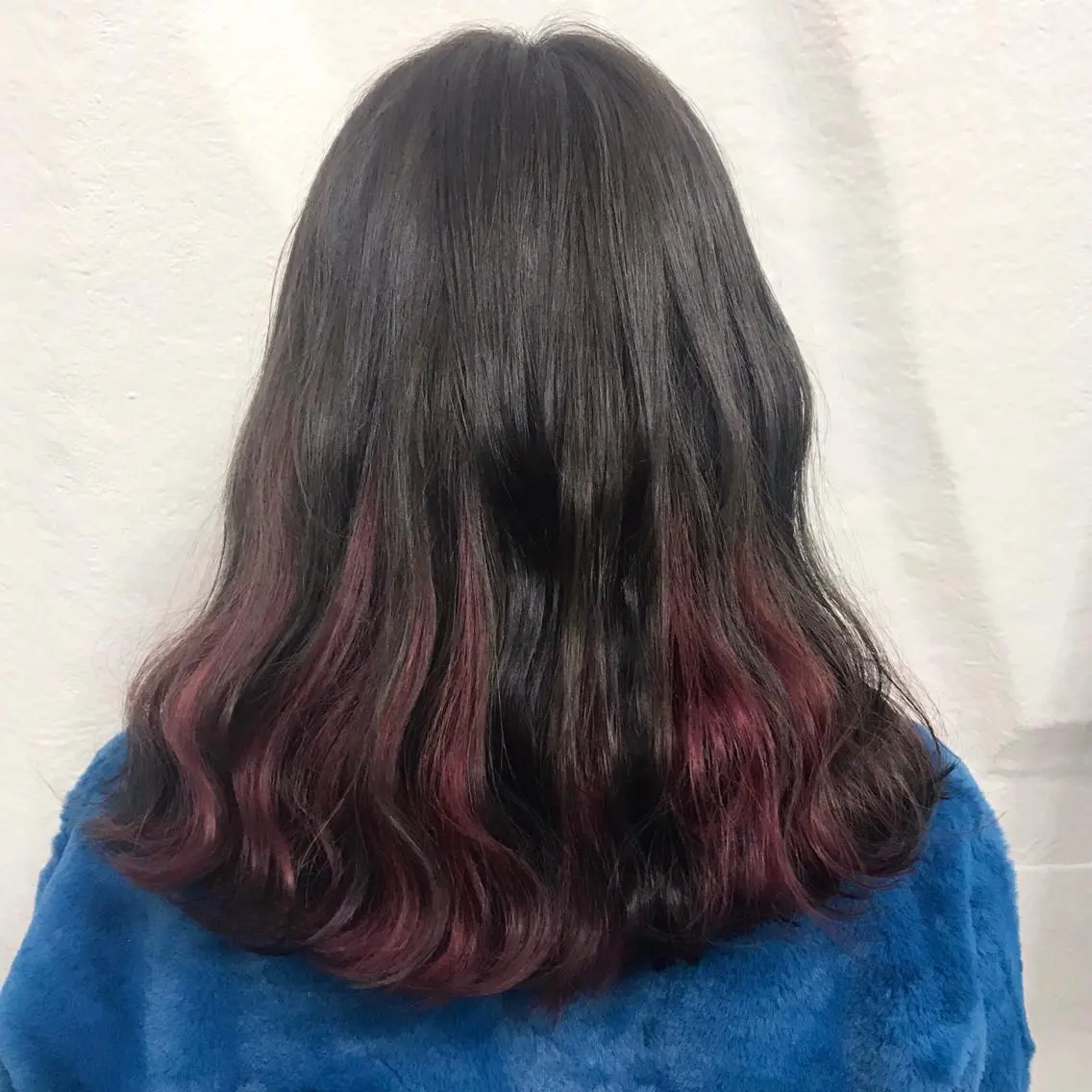 セミロング カラー ブリーチ ピンクカラー K-POP好き美容師 🇰🇷Kai.Yのヘアスタイル