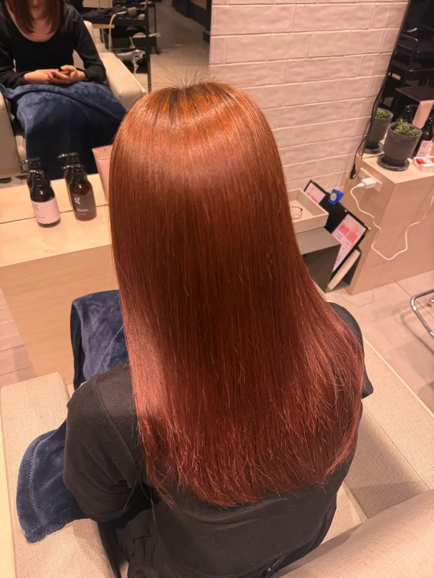 ロング カラーモデル募集中 ️🩵小林沙瑛のヘアスタイル