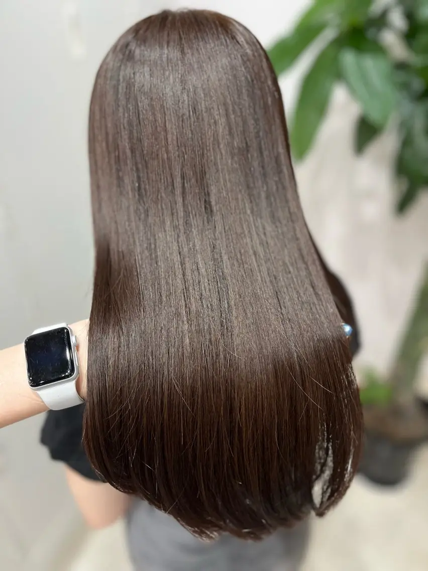 ロング カラー ベージュカラー カット ヘアカラー トリートメント 🫧ぷる艶カラー🫧 Yuubi🦩のヘアスタイル