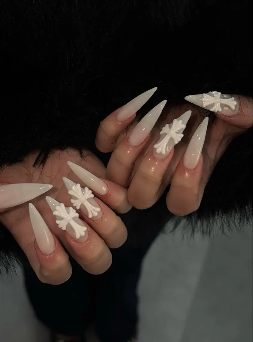 ネイル アートネイル オーロラネイル チークネイル 長さ出し フットネイル Chan nailsのネイルデザイン