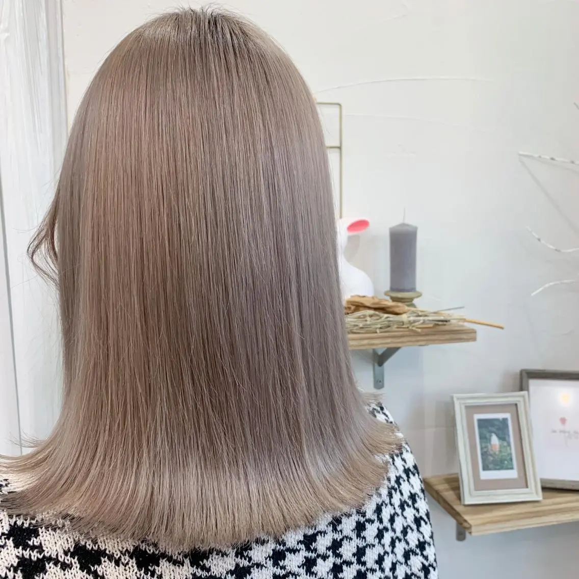 ミディアム カラー アディクシーカラー アクアカラー アッシュ バレイヤージュ ベージュカラー ヘアカラー トリートメント ✨ブリーチマスター✨ オクヤマヨウスケのヘアスタイル