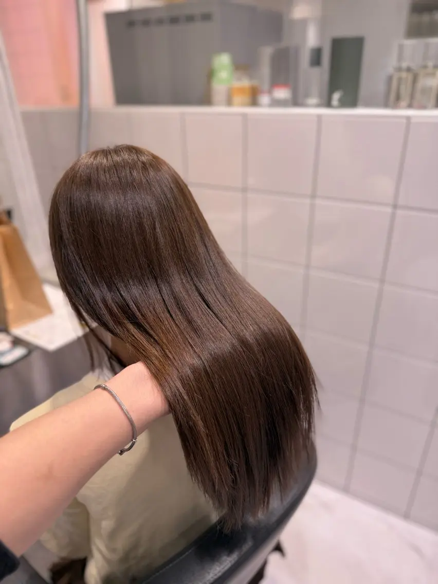 ロング カラー カット ヘアカラー 縮毛矯正 ヘッドスパ ヘアセット ♡⃛赤み消し ♡⃛ 淡色特化✨️Rimuのヘアスタイル
