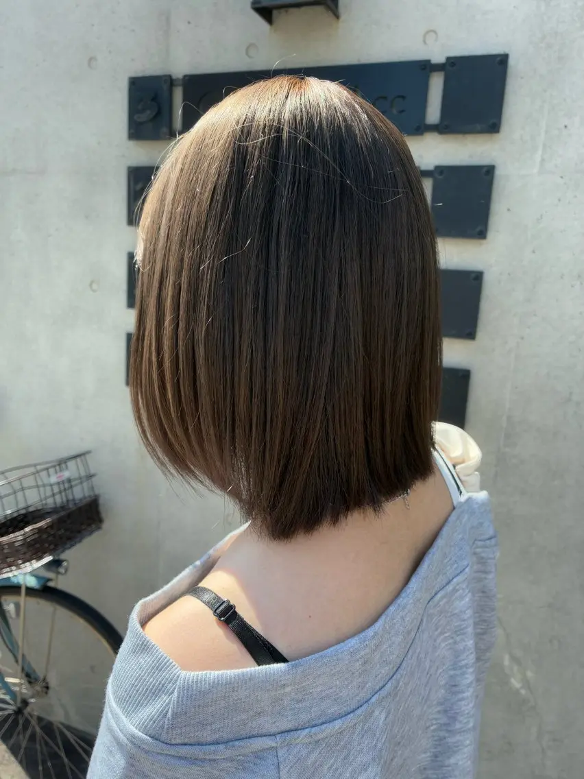 カラー ブリーチ ヘアカラー トリートメント linna / 高槻 /透明感カラーのヘアスタイル