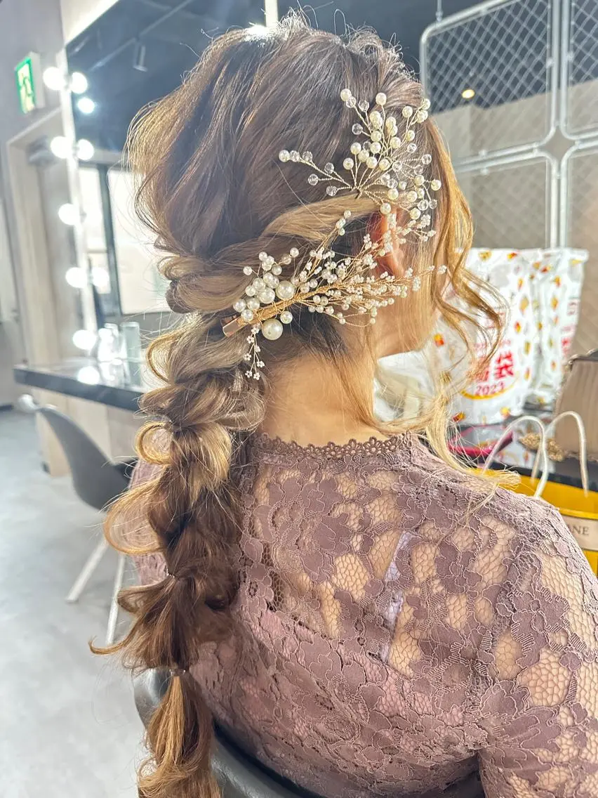 かわいいは正義🦸♀️ヘアセット+メイク¥8000の写真