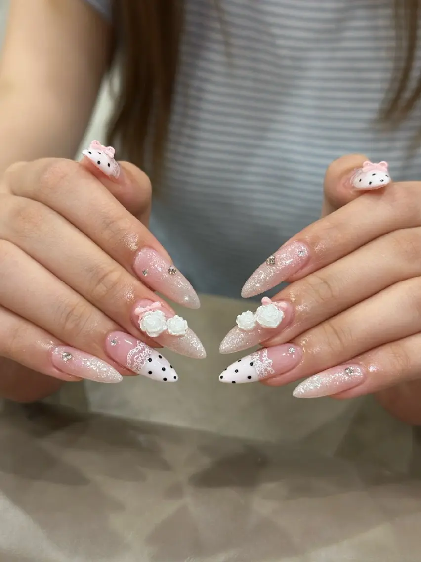 ネイル ジェルネイル 韓国ネイル 持ち込み シンプルネイル ワンホンネイル ハンドネイル 🎀Aura. Yurachanのネイルデザイン