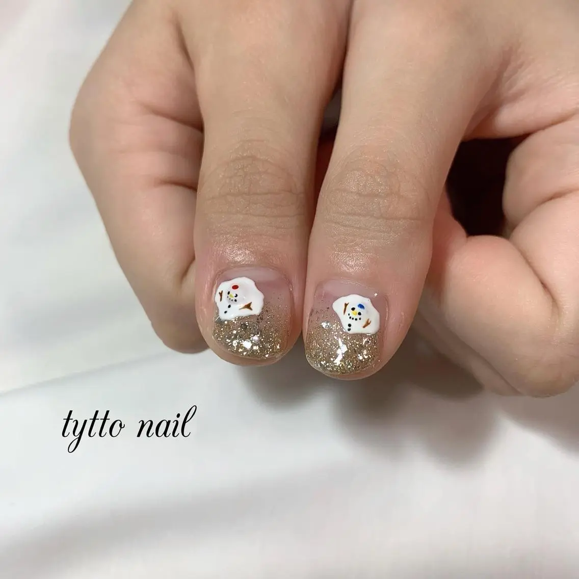 ネイル グラデーション キラキラネイル 韓国ネイル ラメ(グリッター) ラメグラデーション tytto nail ❤︎‪‪eri‪‪のネイルデザイン