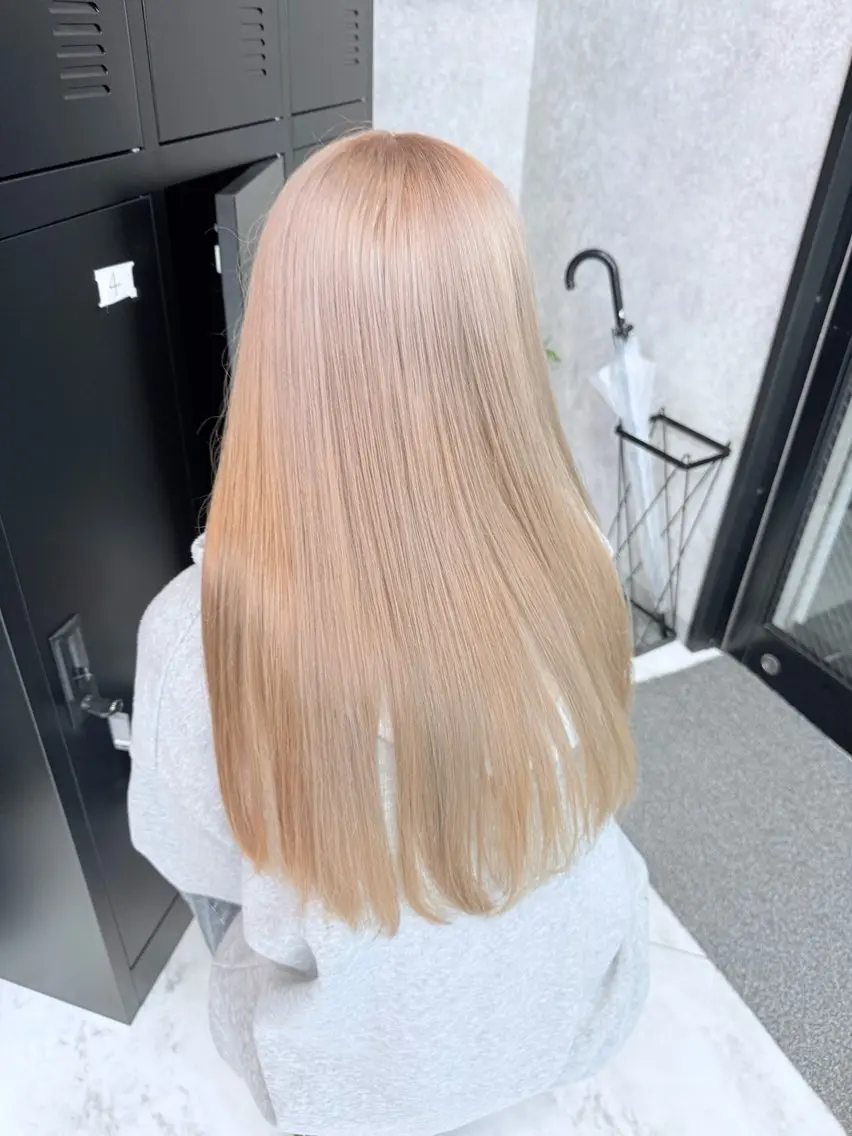 ロング カラー 🌺ハイトーン🌺 矢葺 なぎさ🌺🌺のヘアスタイル