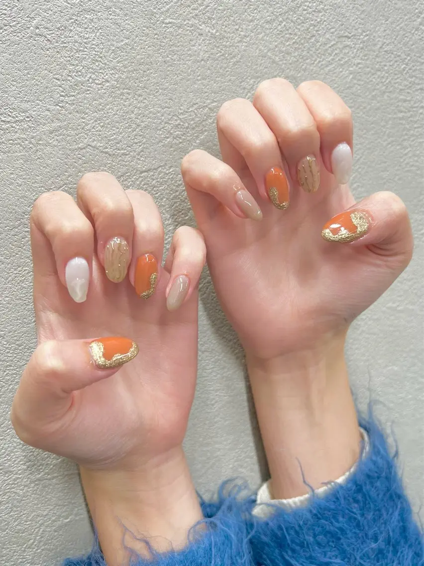 ネイル AISAフィル× ハードモチ最強のネイルデザイン