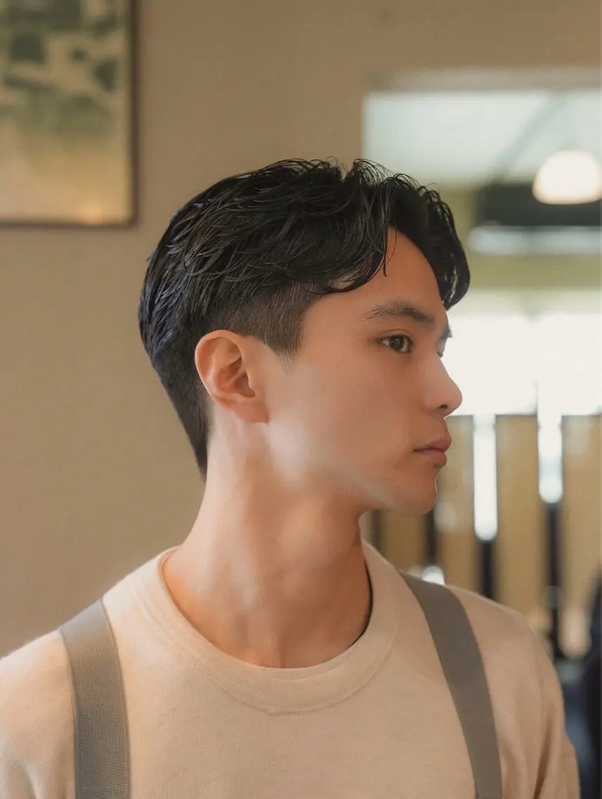 パーマ メンズ メンズ似合わせ タチカワユウキのヘアスタイル