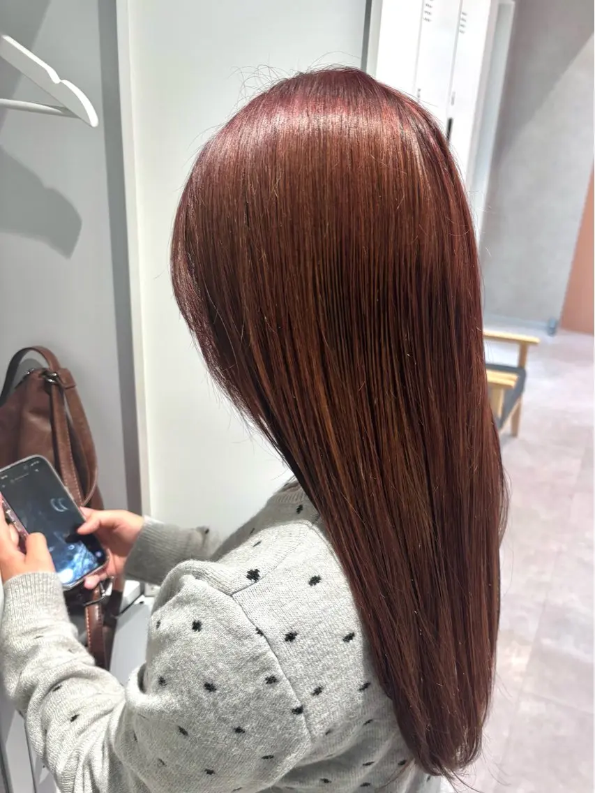 ロング カラー 齋藤 瑞樹のヘアスタイル