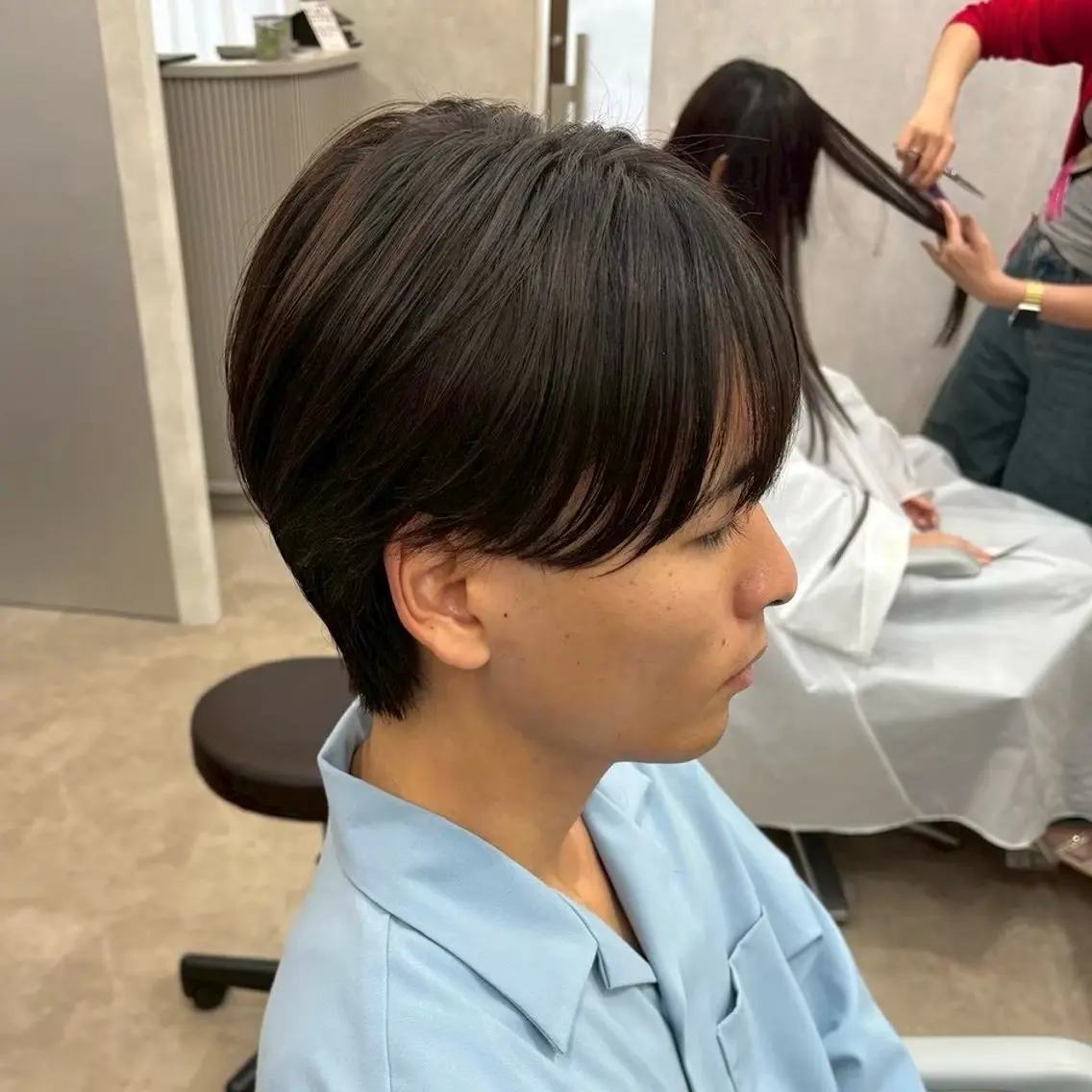 【メンズ限定】✂️カット+前髪縮毛矯正💫の写真