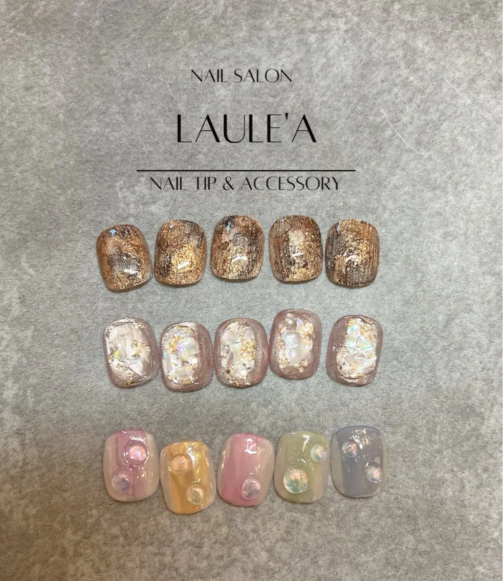 ネイル アートネイル ハンドネイル nailsalon Laule'aのネイルデザイン