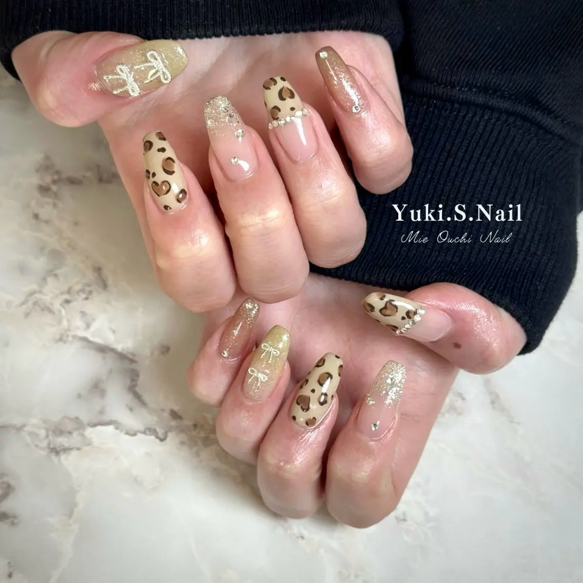ロング ハンドネイル Yuki S.Nailのネイルデザイン
