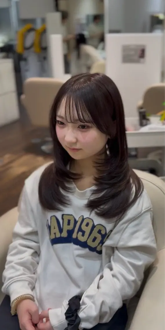 [レディースカットモデル✂️]ミディアム​〜​ロングスタイル限定メニューの写真