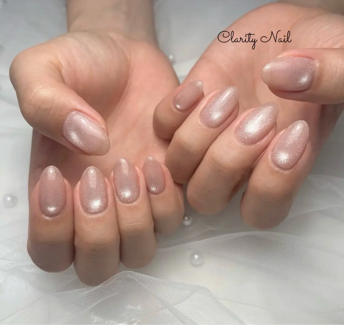 ネイル マグネットネイル ワンカラーネイル ハンドネイル Clarity Nailのネイルデザイン