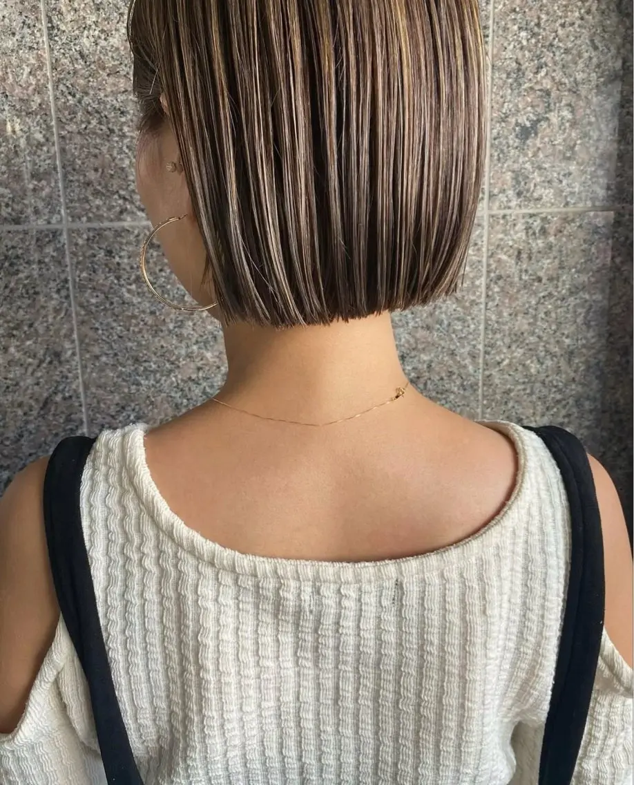 ショート カラー ヘアカラー トリートメント 足立 武巳(金山Ciel)のヘアスタイル