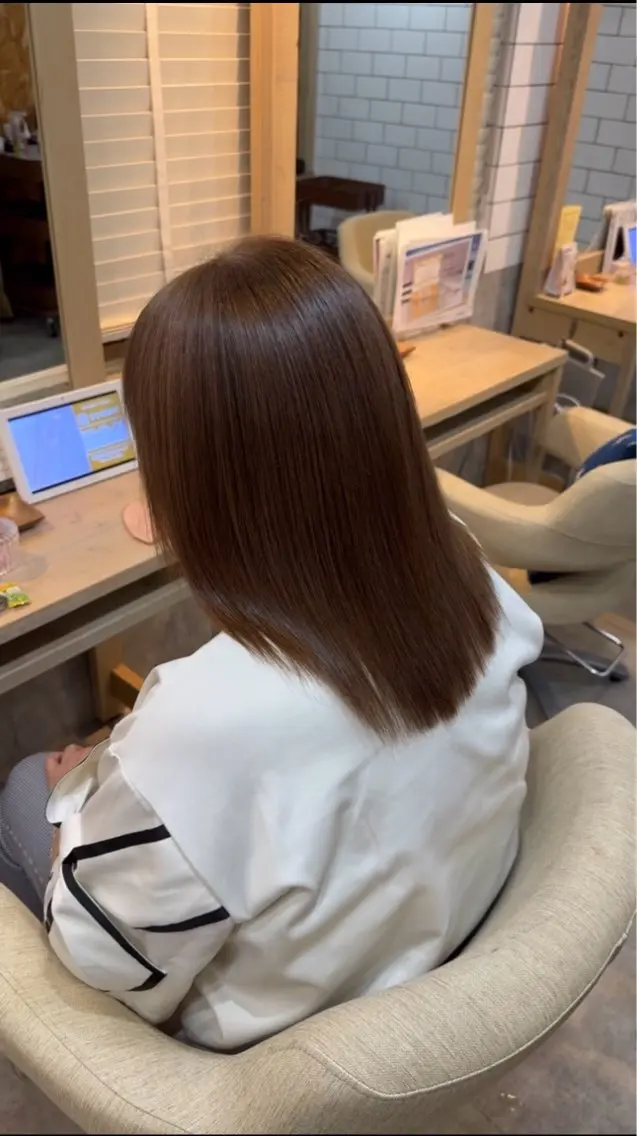 ミディアム ヘアカラー 𖥔 ݁ ˖✿₊˚⊹ ソウ🐈‍⬛のヘアスタイル