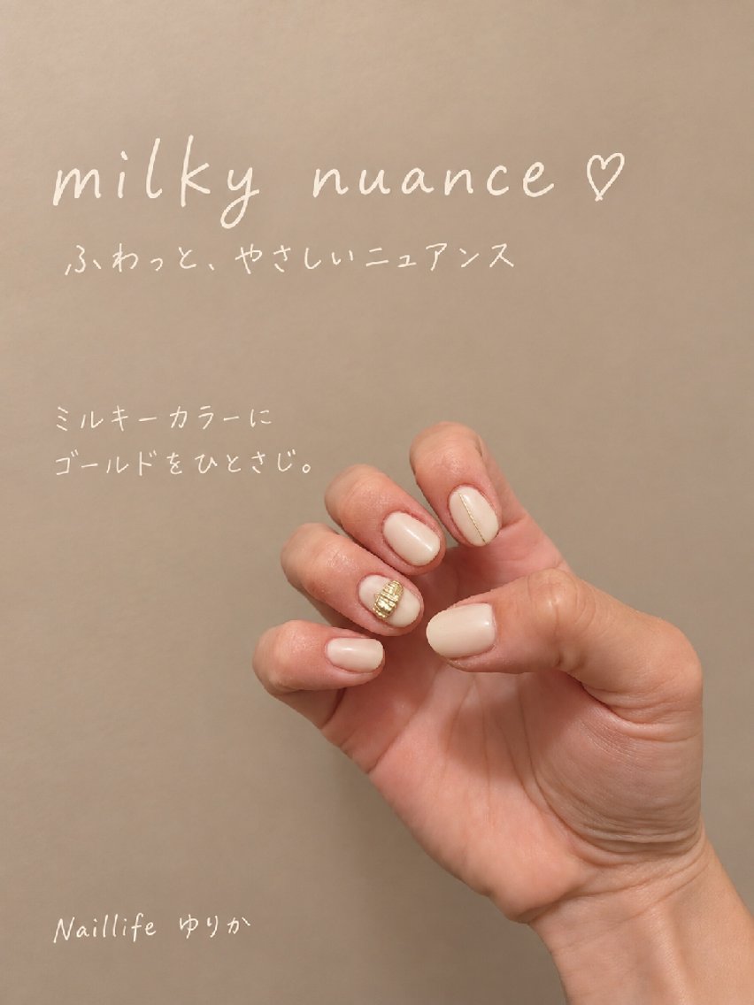 ネイル ハンドネイル ゆりか︎💕池下🧸 ゆるふわ ︎☁️のネイルデザイン
