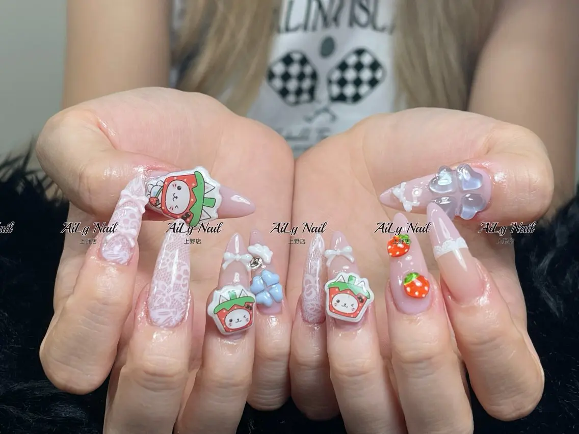ネイル アートネイル ジェルネイル マグネットネイル ニュアンスネイル シンプルネイル ハンドネイル AiLy Nail 上野店のネイルデザイン