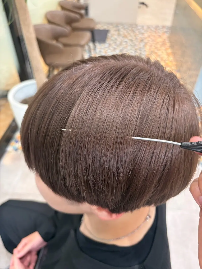 カラー 松本 心優のヘアスタイル