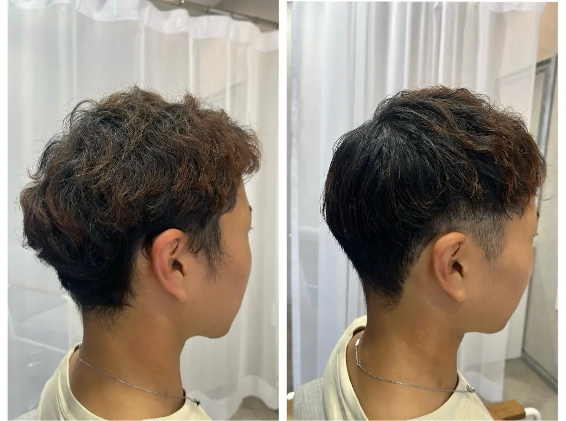 メンズ カット 森 愛友のヘアスタイル