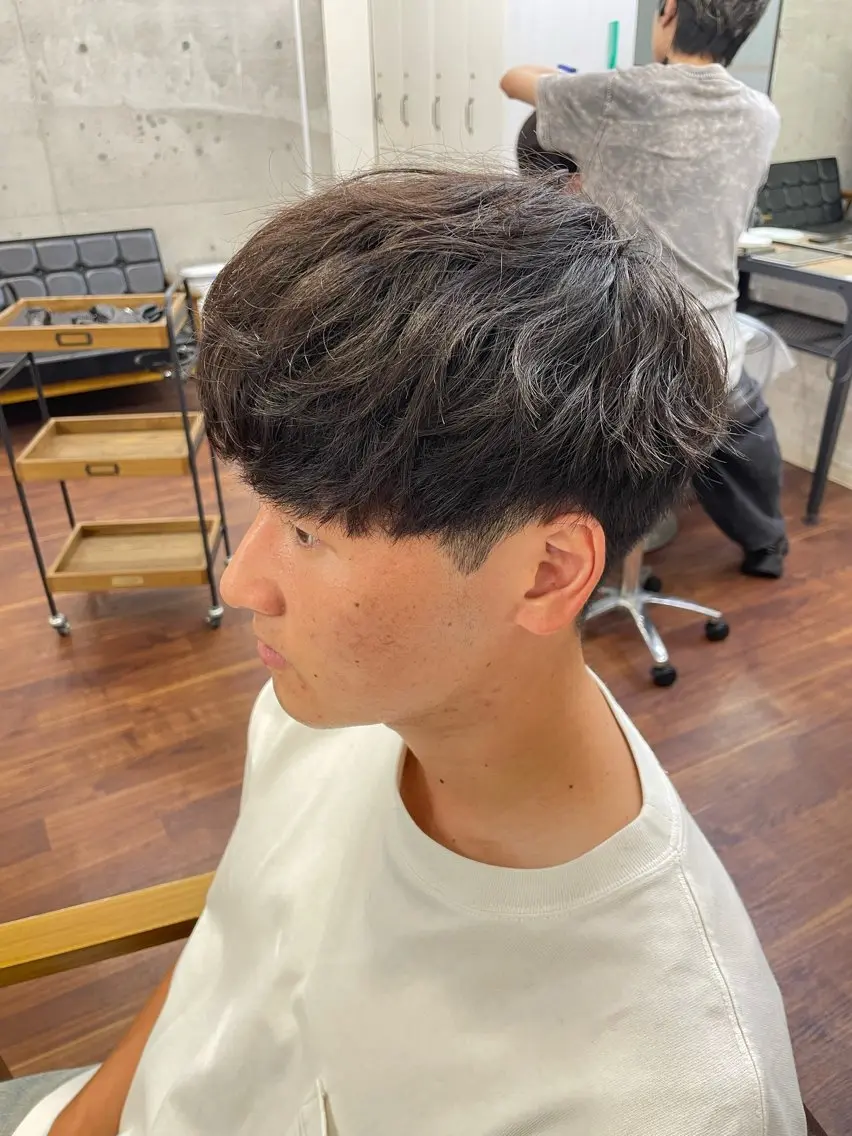 パーマ メンズ マッシュ メンズパーマ RITSUKI横浜 メンズ特化😎のヘアスタイル
