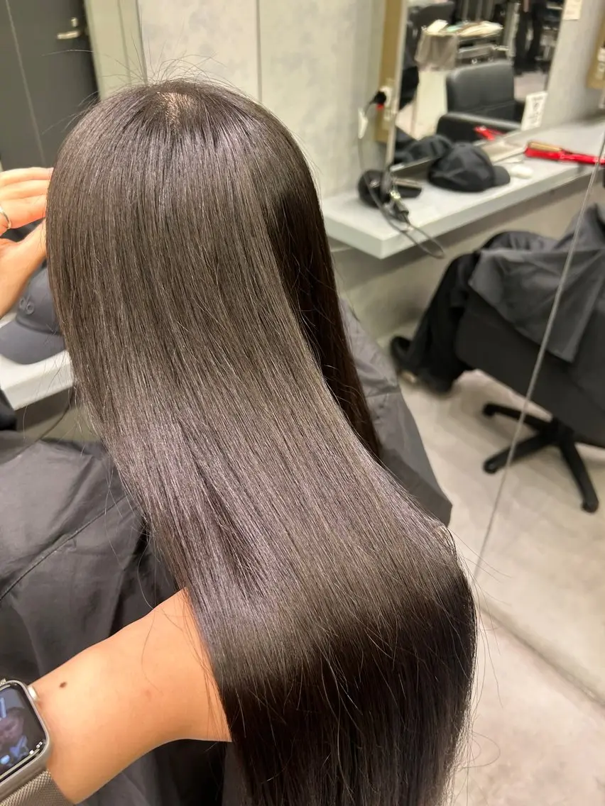 パーマ 縮毛矯正 【elyts】 メイのヘアスタイル