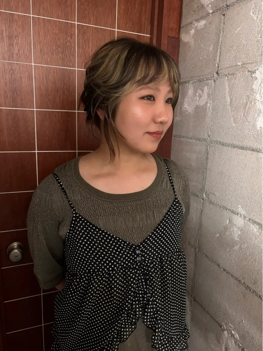 カラー 🟧mana /渋谷/mile🟧のヘアスタイル