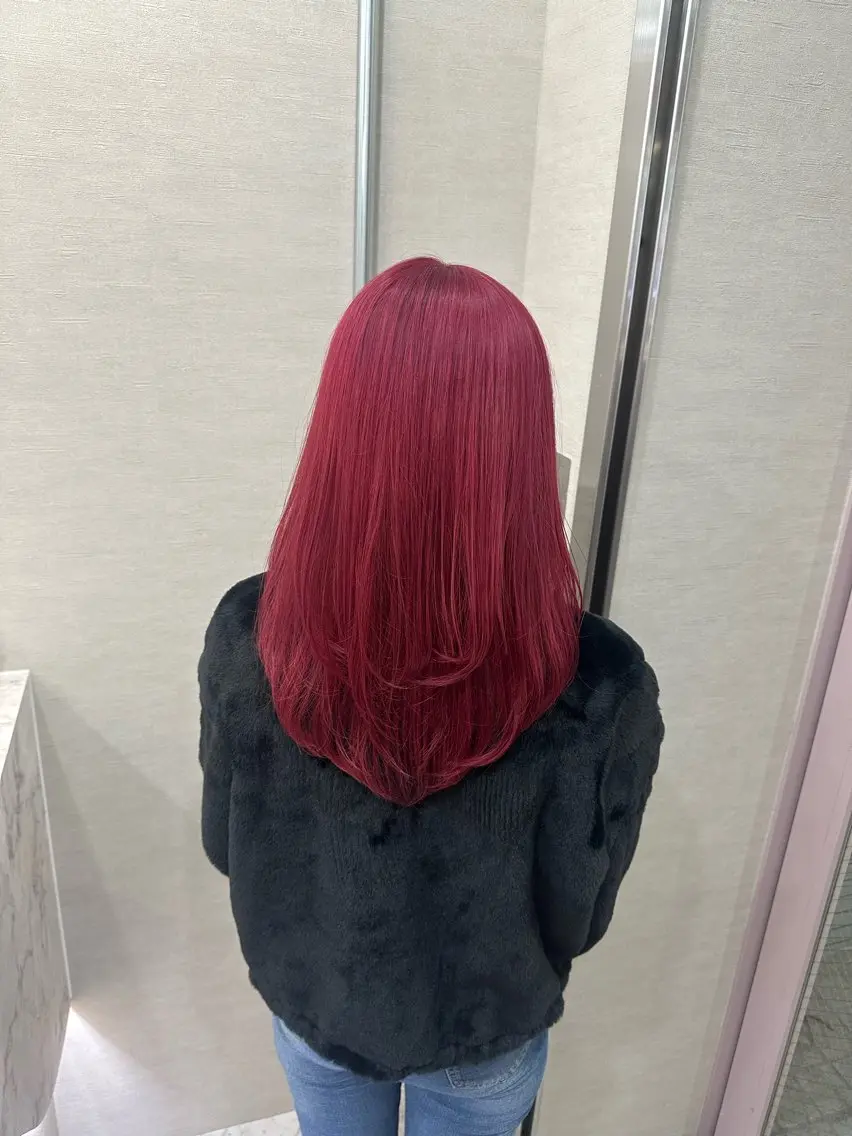 ミディアム ヘアカラー PINQ byangelicaのヘアスタイル