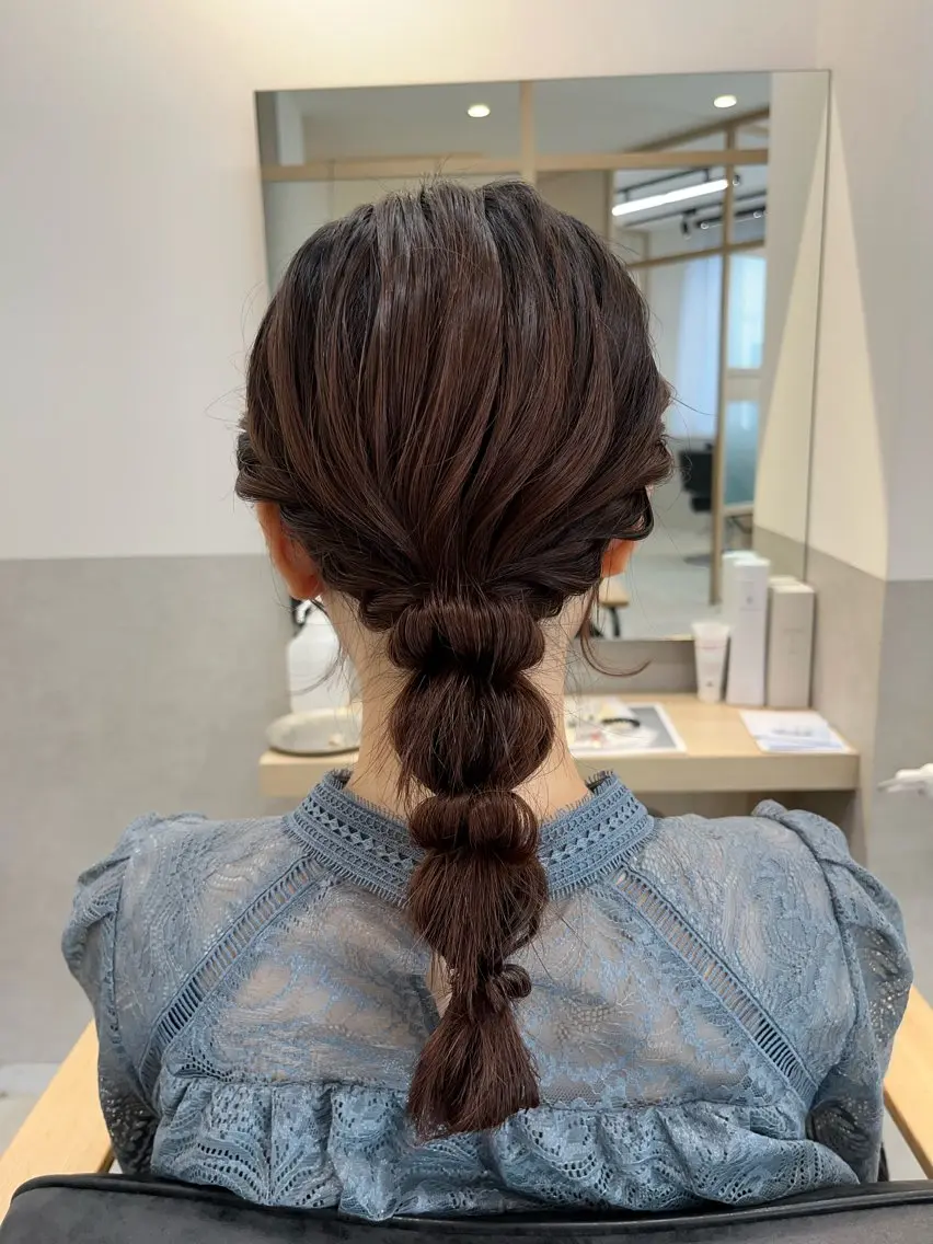 ヘアセットの写真