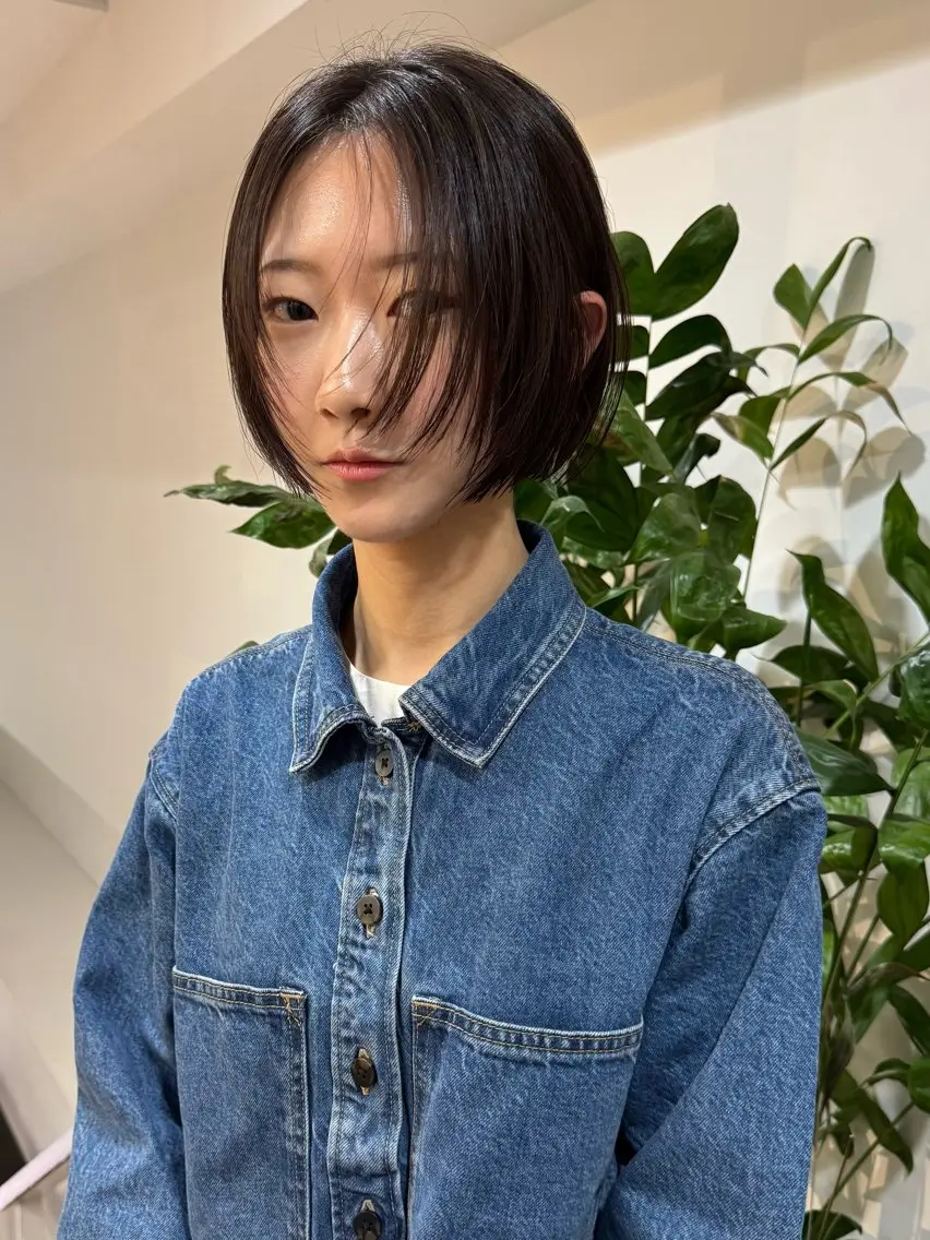ショート ミルクティーベージュ レイヤー/あげは🎀のヘアスタイル