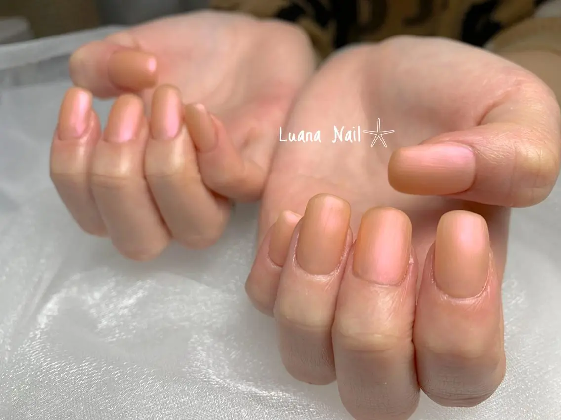 ネイル マットネイル ハンドネイル BeauJu by Luana Nailのネイルデザイン
