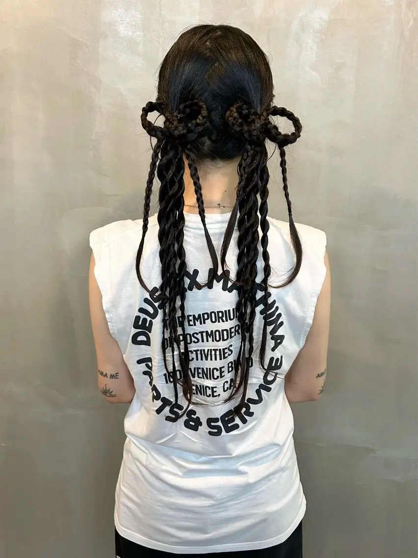 🖤韓国カチモリヘア×タイトアレンジ🖤特別な日のヘアセット🇰🇷✨の写真