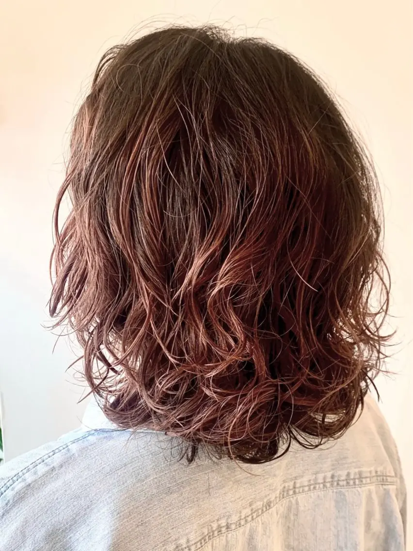 パーマ カット パーマ milis 知崎春奈のヘアスタイル