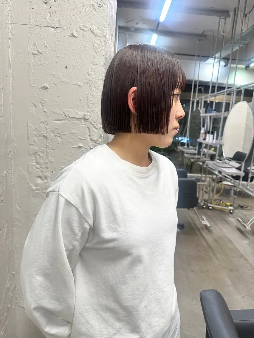 ショート ハッシュカット🎀 レイヤーカットのヘアスタイル