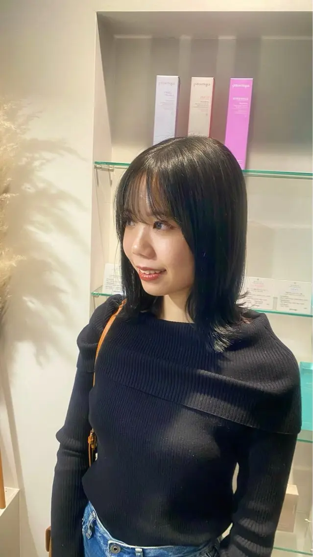 ミディアム カラー aimee 北垣 愛夏のヘアスタイル